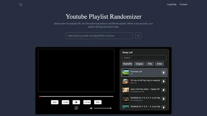 Youtube playlist randomizer